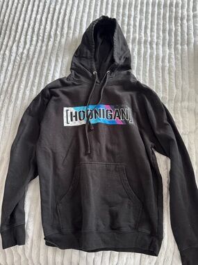 Hoonigan Men's Black Logo Pullover Hoodie